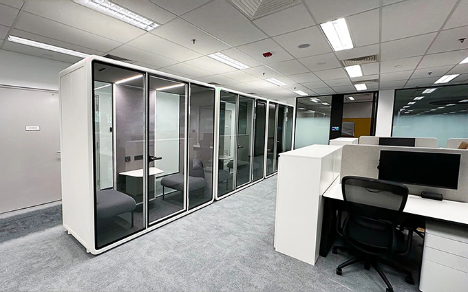 последний случай компании о Airport Projects-Creating Quiet Spaces for Efficient Collaboration