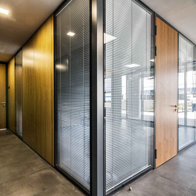 Aluminum Glass Partition Wall Solid Wall Partition for Office Building