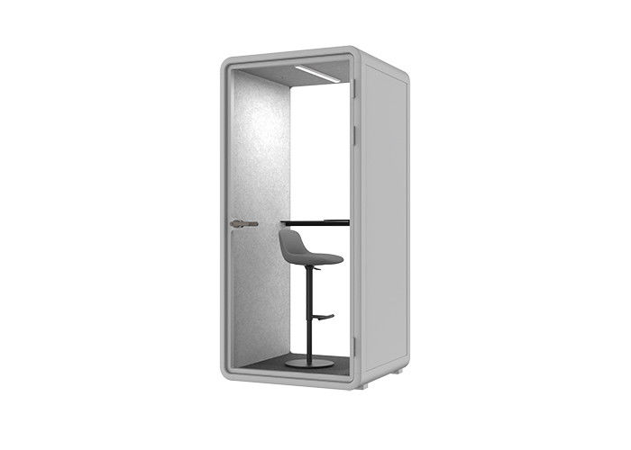 Acoustic portable pods with wheels Fully Enclosed with door soundproof pods with ventilation system Occupancy light office pods for calling/meeting/lives/learning/rest booth