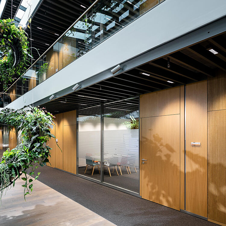 Fast Installing Solid Wall Partition Relocatable Modular Aluminum Partition Wall for Office Building