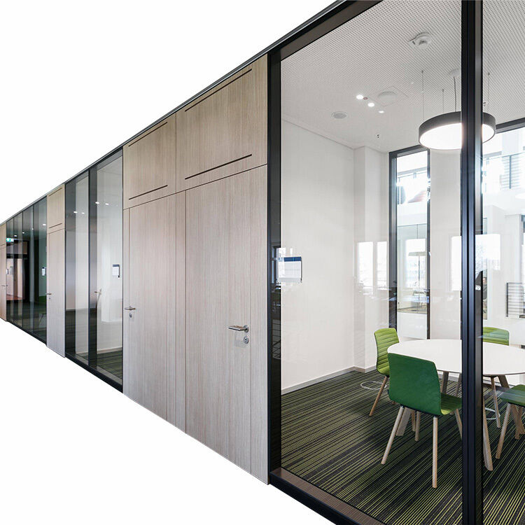Aluminum Glass Partition Wall Solid Wall Partition for Office Building