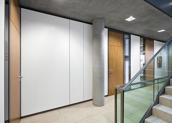 Высокая звукоизоляция твердое стекло стена двойной панели перегородки безопасности модульной перегородки