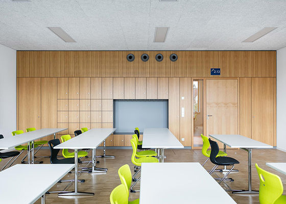 Экологически чистый, демонтируемый твердый разделительный стенок из стали, огнеупорный доски, закрытые совещания, разделительные стены