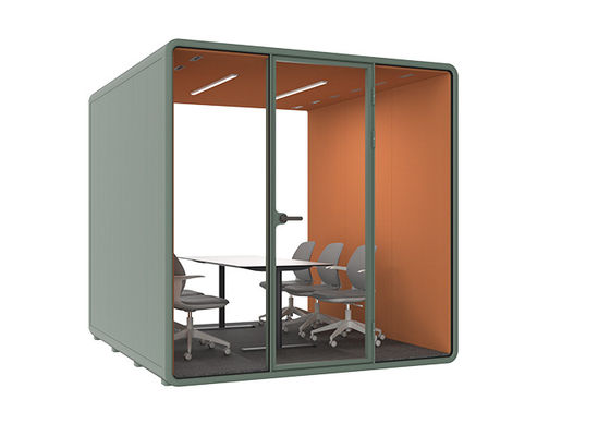 Подвижная звукоизоляционная телефонная будка с системой вентиляции и звукоизоляцией ниже 30 дБ для конфиденциальности офиса